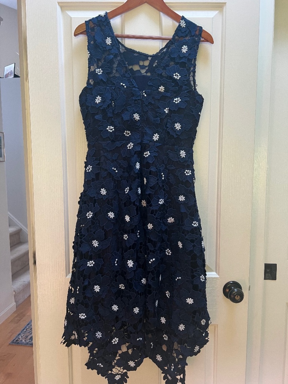 Milly Annemarie 3D Poppy Lace Sleeveless Dress - EUC